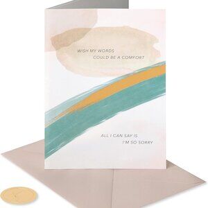 Papyrus Sympathy Card | Blank Card | Wish My Words Could Be of Comfort